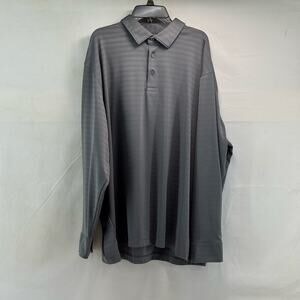 Men’s gray XXL long sleeve Daniel Cremieux polo style shirt